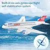 Aircraft Modle Airbus A380 RC Airplane Boeing 747 RC Plane Remote Control Aircraft 2.4G Fixed Wing Plane Model RC Plane Toys for Children Boys YQ240401