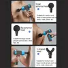 Massage Gun Full Body Massager Tissue Muscle Pain Man Therapy Exercising Relief Relax USB Charge yq240401