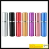 5ml Perfume Bottle Aluminium Anodized Compact Perfume Atomizer Fragrance Glass Scent bottle Travel Refillable Makeup Spray Bottle FY3329 ZZ