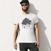 Polos pour hommes T-shirt nuage de pluie violet littéral séchage rapide noirs hauts mignons T-shirts graphiques pour hommes drôle