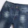 Mäns jeans Ny vår 2024 Cat Beard Back Pocket broderad lös tunga hantverk raka stretch Stretch Men's Jeans kamouflage jeans kamouflage jeans Motocykel