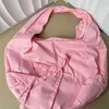 Miyagawa estilo Instagram nicho de niña rosa lienzo de reverso BOLS 2024 bolsas de mano de hombro de gran capacidad casual 240401