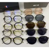 York Marque Designer Lunettes Lunettes Rondes Cadre Optique Prescription Lentille lunettes de Soleil Pour Hommes Femmes Gafas TBX421 240318