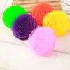 With handle scalp massage cleaning shampoo comb dandruff-removing shampoo hair brush shampoo brush soft rubber shampoo brush