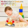 Electric/RC Animals interaktywna zabawka kraba dla dziecka Clling Techno Escape Electronic Toys with Music Toddler Gift YQ240402