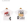 Men's T-Shirts Mens T Shirts White Hellstar Records Mens Men Women Printed Designer Shirt Casual Top Ts T-shirt Y240402