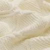 毛布yiruio kawaiiポンポンケーブルニット格子縞の毛布かわいい白いピンク灰色の装飾ソーファスローソフトシニールベッド