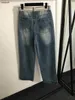 designer jeans dames merk dameskleding lente broek mode brief singels logo hoog getailleerde veelzijdige damesbroek april 02