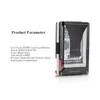 Storage Bags Minimalist Slim Aluminum Wallet With Elasticity Back Pouch ID Holder Mini RFID Antitheft Brush Card Case