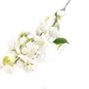 Fiori decorativi Fiori artificiali di foglie finte Bouquet da sposa floreale Decorazioni per feste Decorazione semplice e alla moda