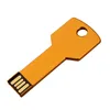 Usb Flash Drives Jboxing Gold Metal Key 32Gb 20 Pen Drive Thumb Storage Enough Memory Stick For Pc Laptop Book Drop Delivery Computers Otlmg