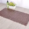 Bath Mats Rectangle Shower Anti-skid PVC Stone Carpet Suction Cup Long Kitchen Bathroom Foot Pad