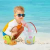 サンドプレイファンパン幼児ビーチおもちゃ14pcs幼児ビーチツールセットビーチおもちゃセットキッズサンドボックスおもちゃを含むビーチバケツシャベル砂型240402