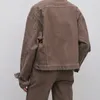女性用ジャケットクラシックデニムソフトコーデュロイジャケット