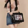 Umhängetaschen Lolita Frauen Ita Mode japanischen Stil JK Uniform Subkultur Bolso Mujer Kawaii Bogen Umhängetasche