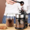 220 V Automatyczne młyn kawy młynek do kawy szlifierka do szlifowania fasoli do kawy do kawy filtr kawy francuska prasa i perkolator 240328