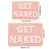 Carpets Get Naked Bath Mat Cute Pink And White Super Absorbent Floor Carpet Non Slip Machine Washable Bathroom Rugs Tub Shower Bedroom