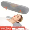 Memory Foam Almohada ortopédica ortopedic cervical ergonomía masaje dreing cuello dolor alivio de la cama de rebote lento 240321