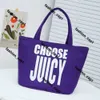 Juicy Bag Canvas Black Designer Bag Sac à main de luxe pour femme Sac à bandoulière Fashion Mini Juice Tote Bag Noir Blanc Pochette en cuir Juciy Coutoure Sac de voyage 939