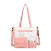 Shoulder Bags Female Purse Of Canvas Japanese Bag For Students Literature And Art Large-capacity Postman School 2024