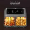 Air Fryers Dual basket design for household use automatic multifunctional air fryer with a capacity of 8L convenient for quick dining Y240402