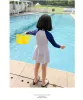 Costumes Maillot de bain pour enfants, manches longues, protection solaire, une pièce, nouveau style, jupe princesse pour grand garçon, mignon