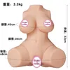 AA Designer Sex Toys Half body physical doll with inverted film male masturbator with large chest and skeleton TPE soft rubber inverted buttocks exploded