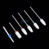 Behandlungen 10pcs Elektrische Nagelbohrmaschine Bit Frende Cutterceramic Wolfram Carbid Polishing Schleifkopf für Manikürenschneider Nagelkunstwerkzeuge