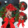 Dekoracyjne wieńce kwiatowe do rzemiosła Boże Narodzenie Święta Rodzina Wewnień z jagodami zieleń dziobowy Chrystus wisząca gwiazda