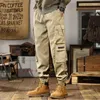 Pantaloni da uomo N Retro High Street Cargo Pantaloni a gamba dritta Tendenza moda Instagram