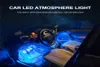 Une pour quatre voitures RVB LED Strip Light Colors Car Style des lampes atmosphères décoratives Vocalieactivé Accessoires de rythme de musique 9321099