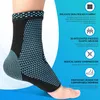 1 PC Sport Cheville Brace Compression Sangle Manches Support 3D Tissage Élastique Bandage Pied Équipement De Protection Gym Fitness 240402