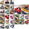 Pantoffels van imitatiebont voor meisjes Volledig harig bont Slippers Kind Regenboog Jelly Bags Parelketting Handtas Peuter Kinderen Schattig Bont Schoenen Tasset 240318