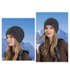 Cappelli invernali caldi da donna Cappello lavorato a maglia foderato in peluche Berretti da esterno antivento Skullies Berretti da sci da neve in pile spesso femminile 240311