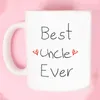 Tassen Onkel Ever Kaffeetasse 11oz weiße Keramik Teetasse Home Milch und Weihnachtsgeschenk