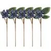 Decorative Flowers 5 Pcs Artificial Berry Cuttings Stem Decoration Christmas Party Ornament Home Accents Picks Tree Decorations Fake Candy