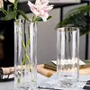 Vases Vintage Nordic Flower Luxury Aesthetic Cute Glass Living Room Transparent Design Jarrones Decoration