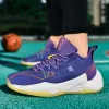 Chaussures de haute qualité Designer Basketball Chaussures Men Brand de panier violet basket