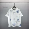 Lvse Men's Tees Polos Round T Shirt Neck broderad och tryckt Polar Style Summer Wear With Street Pure Cotton Monkey Mens New 188