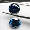 Blauwe Losse 100% Real Lab Edelsteen Stenen Voor Vrouwen Sieraden Diamanten Ring Materiaal GRA RoundPearEmeraldCushion Cut 240327