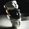 Tasses 3D bébé visage Couple tasse à café enfants lait décoration de la maison boisson adulte tasse en céramique 200 ml