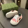 First Walkers New toddler shoes Full print of letters kids designer shoes Box Packaging Size 20-25 infant walking shoes Nov10 L240402