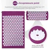 Yogamattor icke-halk Acupressure Mat Spike Mas och kudde Lindra rygg avslappnade muskler Acupunkturkuddar Applicator 201203 Drop Deliver DHSMZ