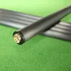 Eixo OEM 100 Fibra de Carbono Completa Tecnologia Preta Cue para Snooker Bilhar Ponta Personalizada Conjunta Cônica 240321