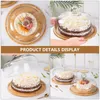 Plates Cake Display Tray Party Supply Plate Rack Server Glass Dessert Storage Bread Pan