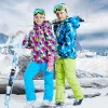 Costumes Costume de Ski enfant garçons filles hiver Sports de plein air imperméable Ski snowboard vestes pantalons de neige ensemble costumes d'hiver pour enfants