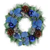 Couronne de fleurs décoratives de noël pour porte d'entrée, 11 à 81 pouces, décor d'automne artificiel, adapté à l'extérieur/à l'intérieur, pour fête de vacances