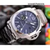 Top Clone Men Sports Sports Watch Panerais Luminor Movimiento automático Movimiento Sapphire Mirror Tamaño 45 mm Banda de vigilancia importada