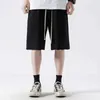 Men's Shorts Summer casual knitted beach shorts bag Drstring Streetwear elastic waist gym basketball jogger sports pants S-4XLC240402