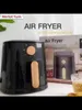 Friggitrici ad aria 1 pezzo Friggitore elettrico intelligente frigorifero rotativo a aria rotante 1.06gal strumento di cottura da cucina di base da cucina Y240402 multifunzionale Y240402